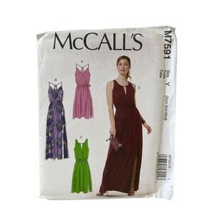 McCall's M7591 Misses' Dress Sewing Pattern Size XS-S-M UNCUT FF